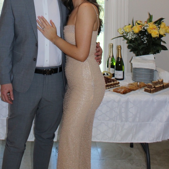 HOUSE OF CB-CALLA -Seapearl Embellished Maxi Dress - Picture 8 of 13